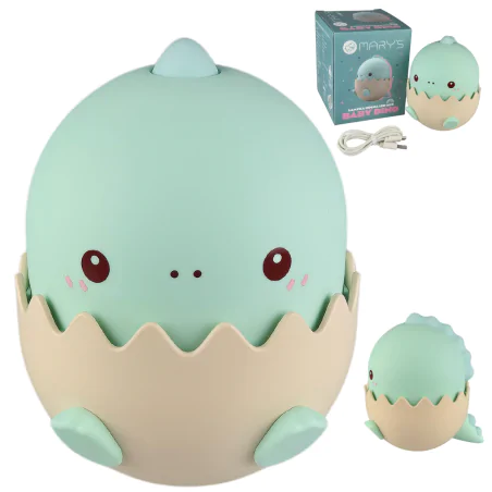 Oswietlenie-do-pokoju-dzieciecego - lampka nocna led dla dzieci baby dino niebieski prezent dla niemowlaka interblue 