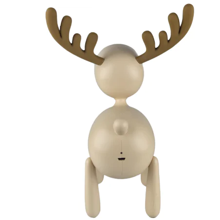 Oswietlenie-do-pokoju-dzieciecego - lampka nocna led do zasypiania dla dzieci beżowy jelonek prezent na baby shower interblue 