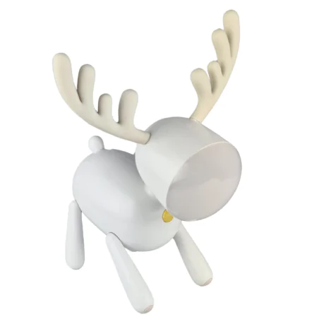 Oswietlenie-do-pokoju-dzieciecego - lampka nocna led z delikatnym światłem jelonek prezent dla niemowlaka interblue 