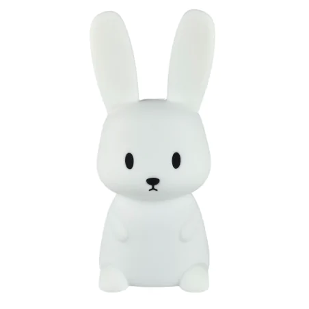 Oswietlenie-do-pokoju-dzieciecego - lampka nocna dla dzieci zajączek ze zmienną barwą światła prezent interblue 