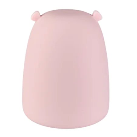 Oswietlenie-do-pokoju-dzieciecego - lampka nocna zasilana bateryjnie różowy miś prezent dla dziewczynki interblue 