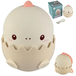Oswietlenie-do-pokoju-dzieciecego - lampka nocna dla dziecka baby dino różowy prezent na baby shower interblue 