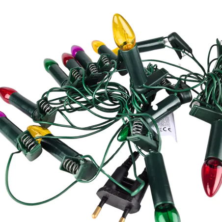 Oswietlenie-choinkowe - światełka choinkowe retro tradycyjne kolorowe świeczki z prl kch-5 