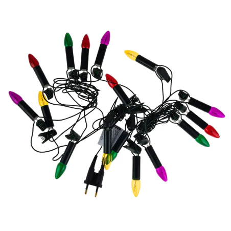 Oswietlenie-choinkowe - światełka choinkowe retro tradycyjne kolorowe świeczki z prl kch-5 