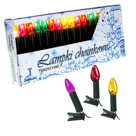 Oswietlenie-choinkowe - światełka choinkowe retro tradycyjne kolorowe świeczki z prl kch-5 