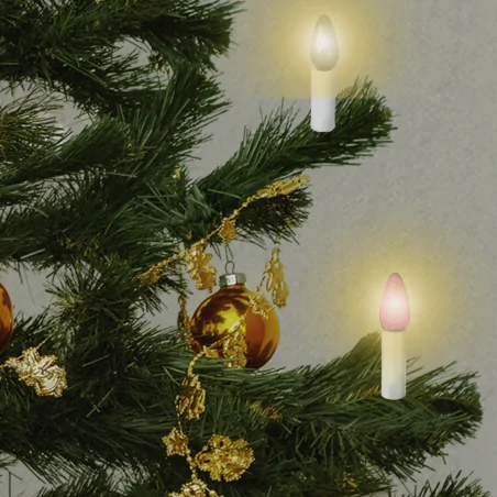 Oswietlenie-choinkowe - lampki na choinkę tradycyjne 16 kolorowych żarówek prl 