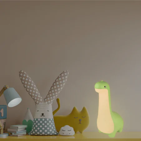 Oswietlenie-do-pokoju-dzieciecego - lampka nocna dziecięca led dinozaur prezent dla dziecka interblue 