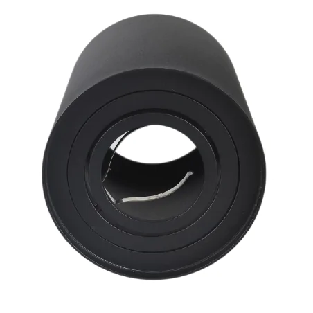 Oprawy-sufitowe - natynkowa oprawa sufitowa czarna hary c gu10 03713 ideus 