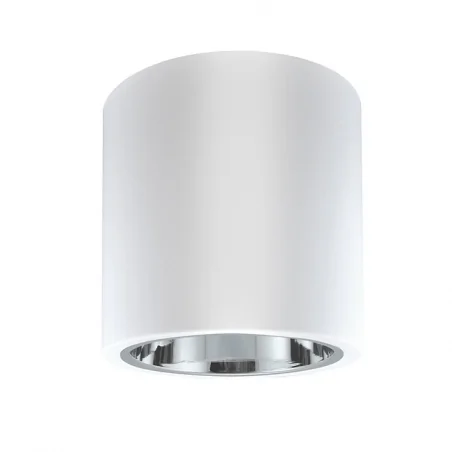 Oprawy-sufitowe - oprawa natynkowa metalowa biała tuba jupiter md-4011 307187 polux 