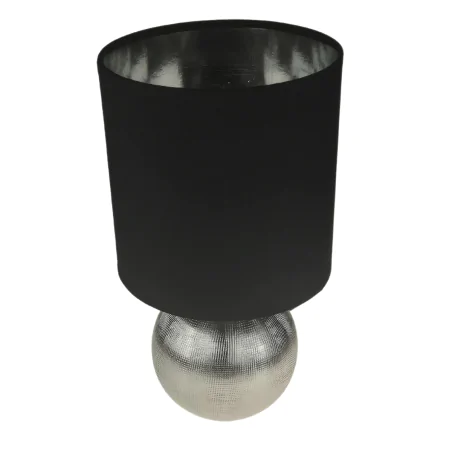 Lampki-nocne - stylowa lampka na stolik w stylu glamour hit perlo silver/black 03290 ideus 
