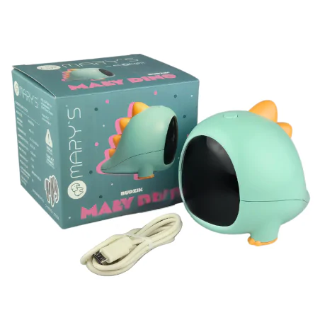 Oswietlenie-do-pokoju-dzieciecego - budzik z zegarem dla dzieci z wyświetlaczem prezent dla dziecka dino interblue 