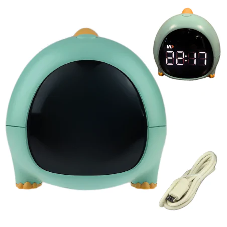 Oswietlenie-do-pokoju-dzieciecego - budzik z zegarem dla dzieci z wyświetlaczem prezent dla dziecka dino interblue 