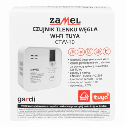 Czujniki-czadu - detektor czadu wifi na aplikację tuya zamel 