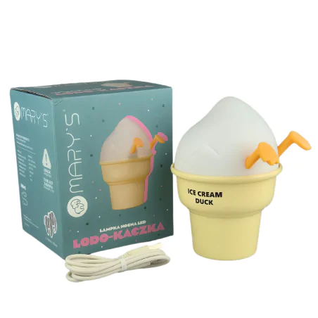 Oswietlenie-do-pokoju-dzieciecego - lampka nocna dziecięca led lodo-kaczka prezent zabawka interblue 