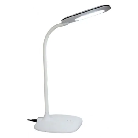 Lampki-biurkowe - biała lampka led na biurko lisa px015 nilsen 