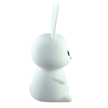 Oswietlenie-do-pokoju-dzieciecego - lampka nocna led dla dzieci biały królik na pilota interblue 