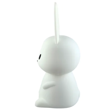 Oswietlenie-do-pokoju-dzieciecego - lampka nocna led dla dzieci biały królik na pilota interblue 