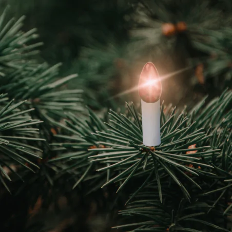 Oswietlenie-choinkowe - lampki na choinkę tradycyjne kolorowe świeczki z czasów prl kch-5 