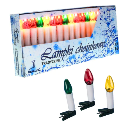 Oswietlenie-choinkowe - lampki na choinkę tradycyjne kolorowe świeczki z czasów prl kch-5 