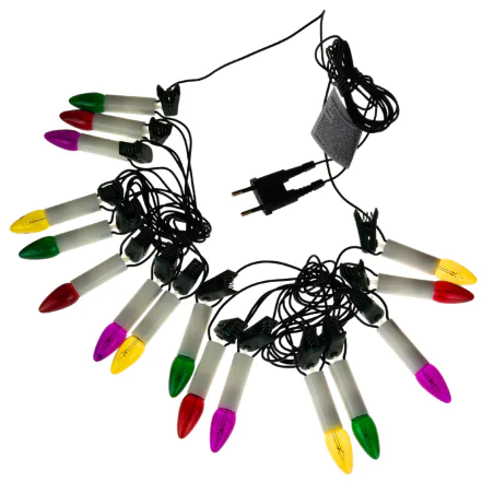 Oswietlenie-choinkowe - lampki na choinkę tradycyjne kolorowe świeczki z czasów prl kch-5 