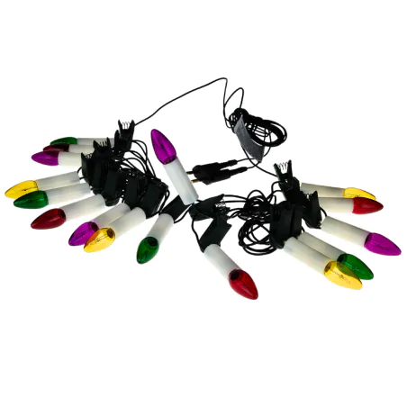 Oswietlenie-choinkowe - lampki na choinkę tradycyjne kolorowe świeczki z czasów prl kch-5 