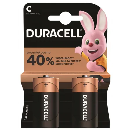 Baterie - baterie alkaliczne lr14 1,5v komplet 2szt. duracell 