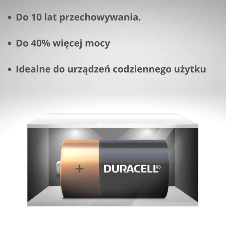 Baterie - baterie alkaliczne lr14 1,5v komplet 2szt. duracell 
