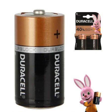 Baterie - baterie alkaliczne lr14 1,5v komplet 2szt. duracell 