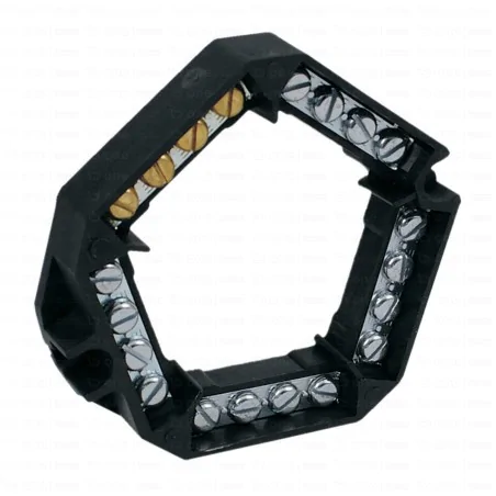 Szybkozlaczki - sp-96 pierścień rozgałeźny do puszek metalowych listwa płytka zaciskowa 5 złączki 4x4mm2 kopos 