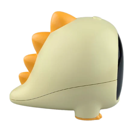 Oswietlenie-do-pokoju-dzieciecego - budzik zegarek upominek dla dziecka mały dino żółty interblue 