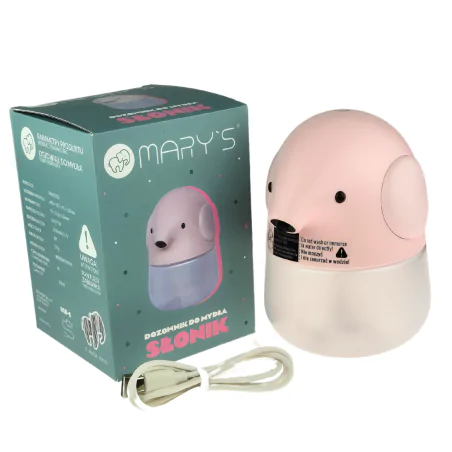 Oswietlenie-do-pokoju-dzieciecego - dozownik do mydła w kształcie różowego słonika zabawka dla dziewczynki interblue 