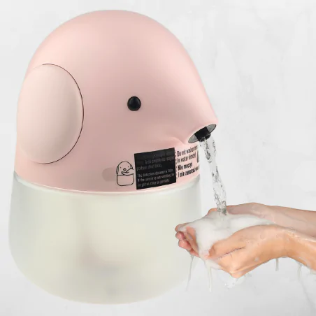 Oswietlenie-do-pokoju-dzieciecego - dozownik do mydła w kształcie różowego słonika zabawka dla dziewczynki interblue 