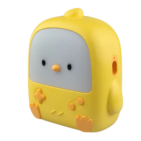 Oswietlenie-do-pokoju-dzieciecego - lampka nocna led dziecięca żółty kurczaczek zabawka interblue 