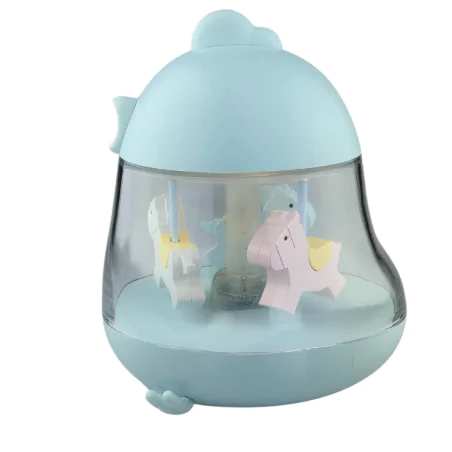 Oswietlenie-do-pokoju-dzieciecego - pozytywka dla dziecka z melodią niebieska karuzela prezent dla noworodka interblue 