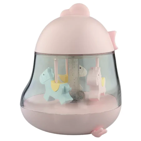 Oswietlenie-do-pokoju-dzieciecego - lampka nocna z pozytywką z melodią karuzela dla dziecka prezent na chrzest interblue 