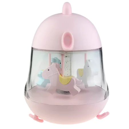 Oswietlenie-do-pokoju-dzieciecego - lampka nocna z pozytywką z melodią karuzela dla dziecka prezent na chrzest interblue 