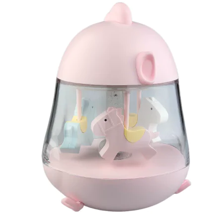 Oswietlenie-do-pokoju-dzieciecego - lampka nocna z pozytywką z melodią karuzela dla dziecka prezent na chrzest interblue 