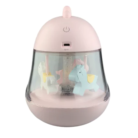 Oswietlenie-do-pokoju-dzieciecego - lampka nocna z pozytywką z melodią karuzela dla dziecka prezent na chrzest interblue 