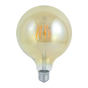 Zarowki-dekoracyjne - dekoracyjna żarówka led g80 e27 4w 320lm 2000k vintage amber polux 