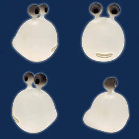 Oswietlenie-do-pokoju-dzieciecego - lampka nocna led stołowa prezent dla dziecka uroczy ślimak interblue 