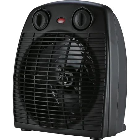 Farelki - 328991 czarny termowentylator z regulowanym termostatem polux-goldlux 