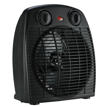 Farelki - 328991 czarny termowentylator z regulowanym termostatem polux-goldlux 