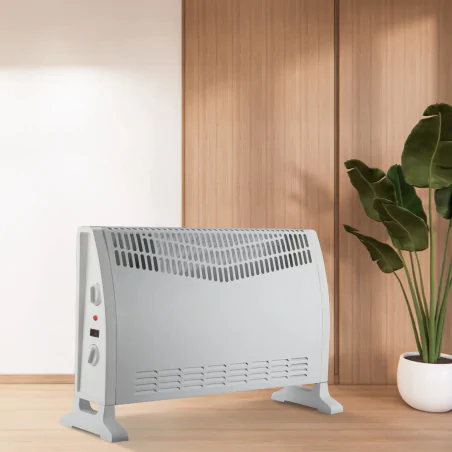 Grzejniki-konwektorowe - 328960 konwektor biały z regulowanym termostatem polux-goldlux 