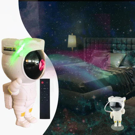 Oswietlenie-do-pokoju-dzieciecego - projektor kosmosu dla dzieci astronauta galaxy zabawka prezent na urodziny interblue 