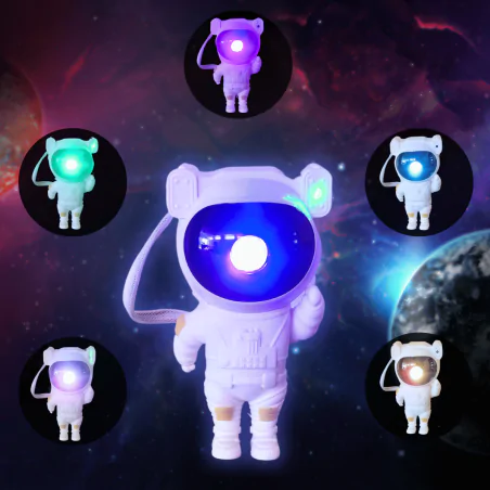 Oswietlenie-do-pokoju-dzieciecego - projektor kosmosu dla dzieci astronauta galaxy zabawka prezent na urodziny interblue 