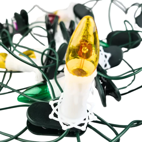 Oswietlenie-choinkowe - lampki na choinkę kolorowe świeczki imitujące wosk p-8 3w 