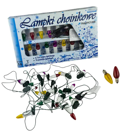 Oswietlenie-choinkowe - światełka choinkowe z prl kolorowe świeczki z naciekiem wosku p-8 5w 