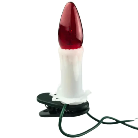 Oswietlenie-choinkowe - światełka choinkowe z prl kolorowe świeczki z naciekiem wosku p-8 5w 