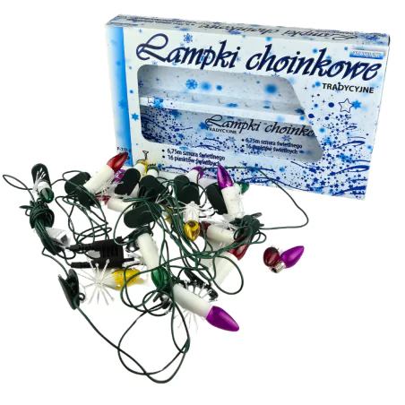 Oswietlenie-choinkowe - lampki na choinkę z prl-u kolorowe świeczki z gwiazdkami p-7 3w 