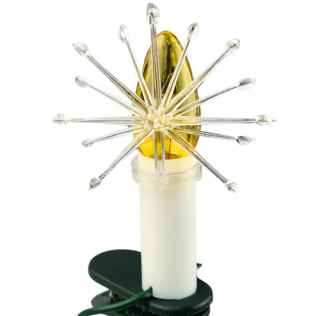 Oswietlenie-choinkowe - lampki na choinkę z prl-u kolorowe świeczki z gwiazdkami p-7 3w 